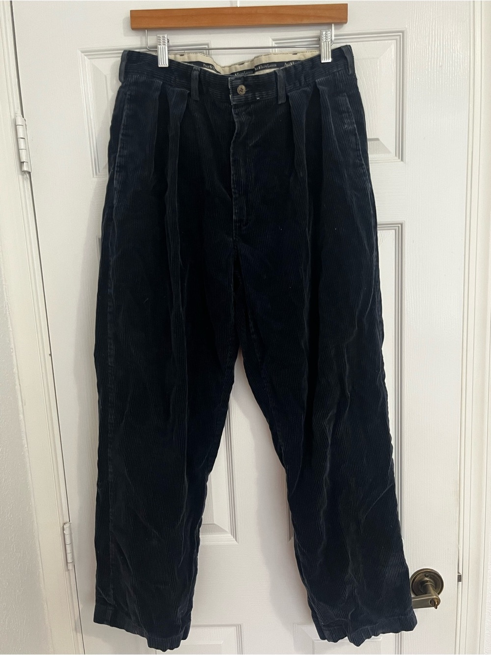 Ralph Lauren Men's Navy Corduroy Pants